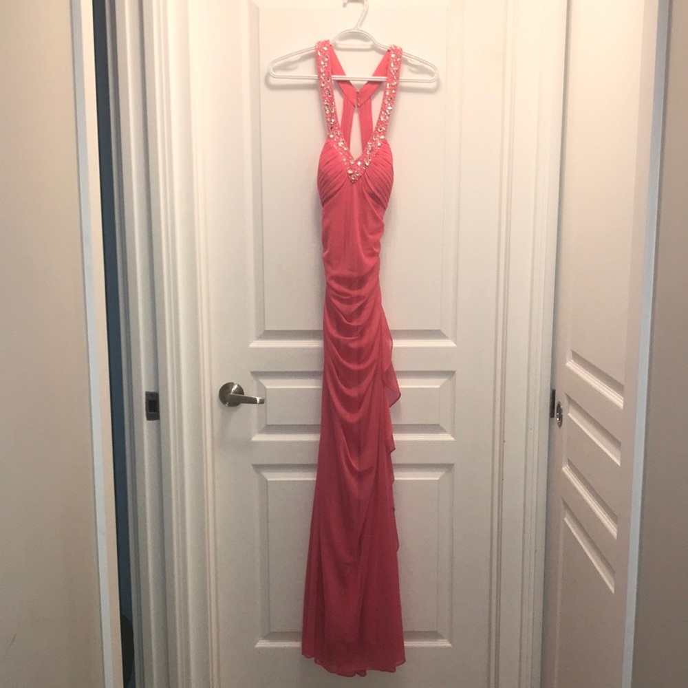 Laura Bare Back Long Elegant Dress